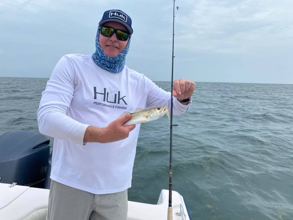Few sea trout and snapper made for a nice day in the bay. A frigate bird came up… Few sea trout and snapper made for a nice day in the bay. A frigate bird came up…