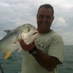 Tarpon fishing in Marathon yielded this big jack.